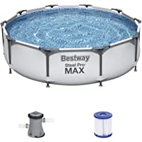 Los mejores  - Bestway Steel Pro MAX Marco de Acero- Gris